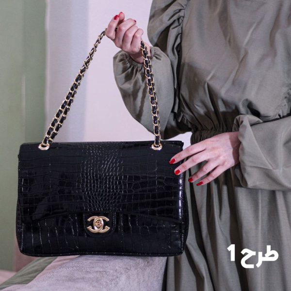 خرید کیف زنانه دوشی مشکی شیک